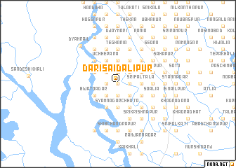 map of Dari Saidālipur