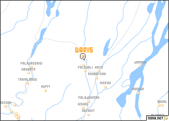 map of Dāris