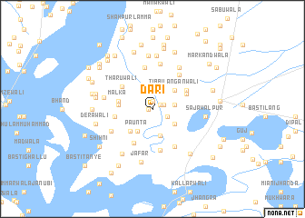 map of Dāri