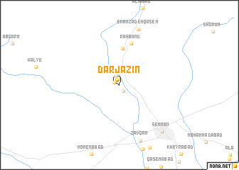 map of Darjazīn