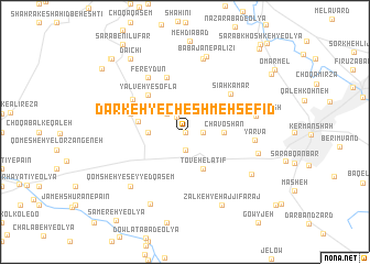 map of Darkeh-ye Cheshmeh Sefīd