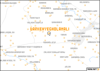 map of Darkeh-ye Gholām ‘Alī