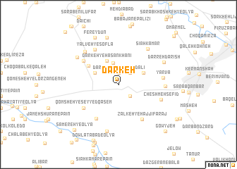 map of Darkeh