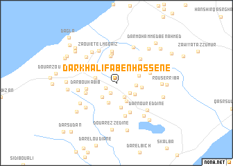 map of Dar Khalifa Ben Hassene