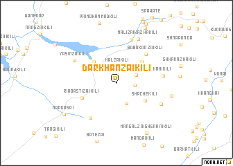 map of Darkhānzai Kili