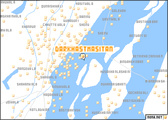 map of Darkhāst Masitan