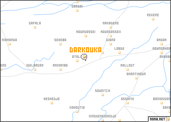 map of Dar Kouka