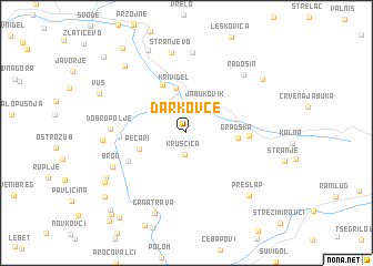 map of Darkovce