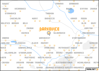 map of Darkovice