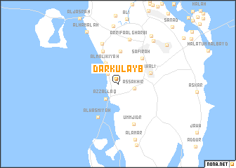 map of Dār Kulayb