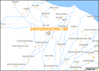 map of Darkushkazmalyar