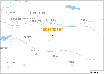 map of Darlington