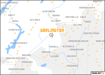 map of Darlington