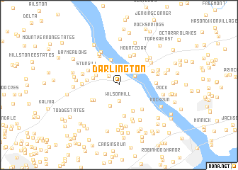 map of Darlington