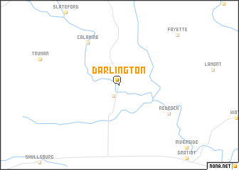 map of Darlington