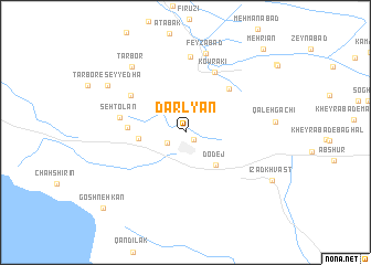 map of Dārlyān