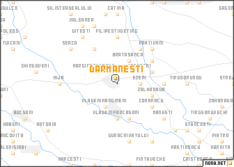 map of Dărmăneşti