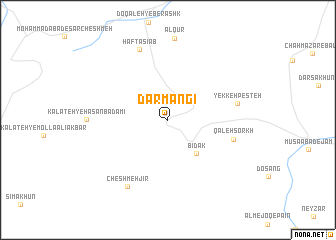 map of Darmangī