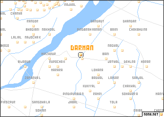 map of Darmān