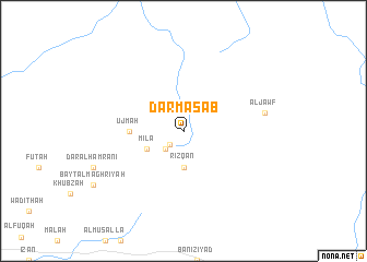 map of Dār Maş‘ab