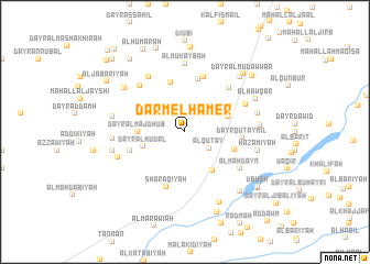 map of Dār Melhamer