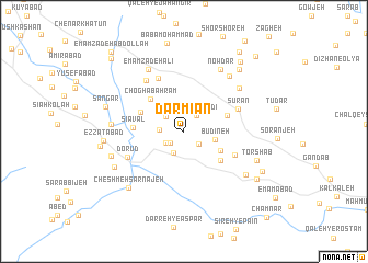 map of Darmīān