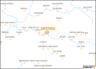 map of Dārmodī