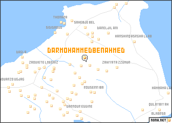 map of Dar Mohammed Ben Ahmed