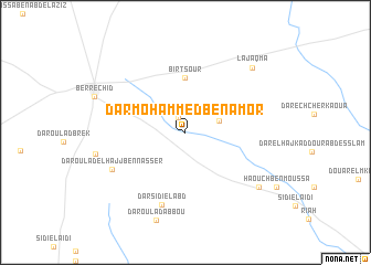 map of Dar Mohammed Ben Amor