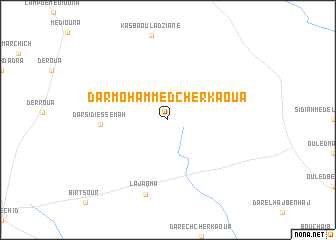 map of Dar Mohammed Cherkaoua