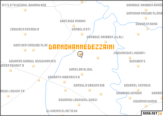 map of Dar Mohammed ez Zaïmi