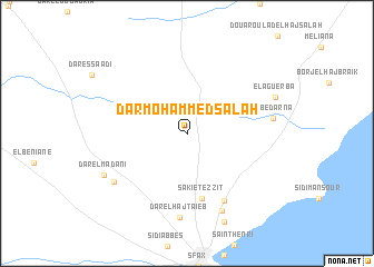 map of Dar Mohammed Salah