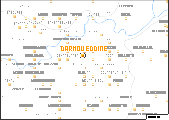 map of Dar Moueddine