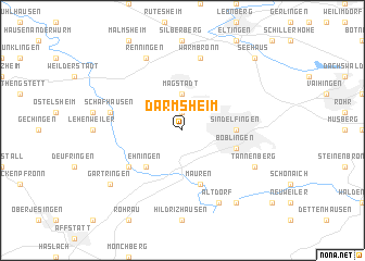 map of Darmsheim