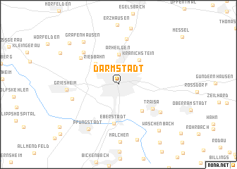 map of Darmstadt