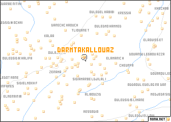 map of Dar Mta Kallouaz