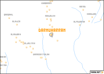 map of Dār Muḩarram