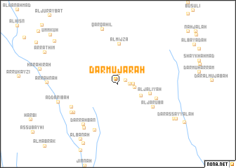 map of Dār Mujārah