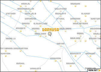 map of Dār Mūsá
