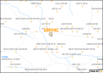 map of Darnac