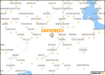 map of Darnebeck