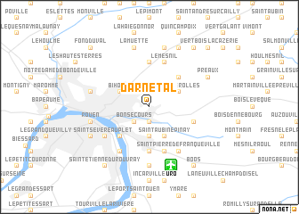 map of Darnétal