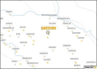 map of Darnīām