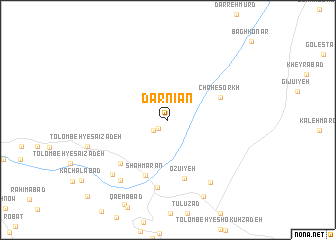 map of Darnīān