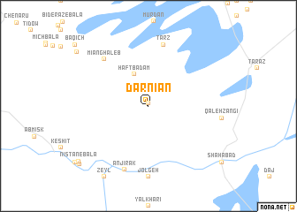 map of Dar Nīān