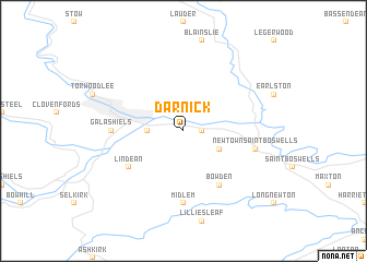 map of Darnick