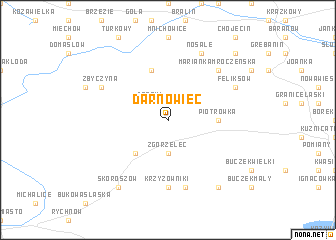 map of Darnowiec