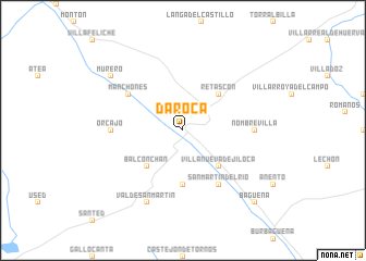 map of Daroca