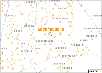 map of Daroghāwāla