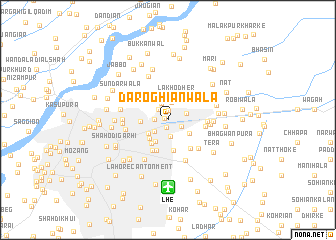 map of Daroghiānwāla